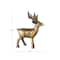 Hello Honey® 6.75" Antique Gold Finish Cast Aluminum Reindeer